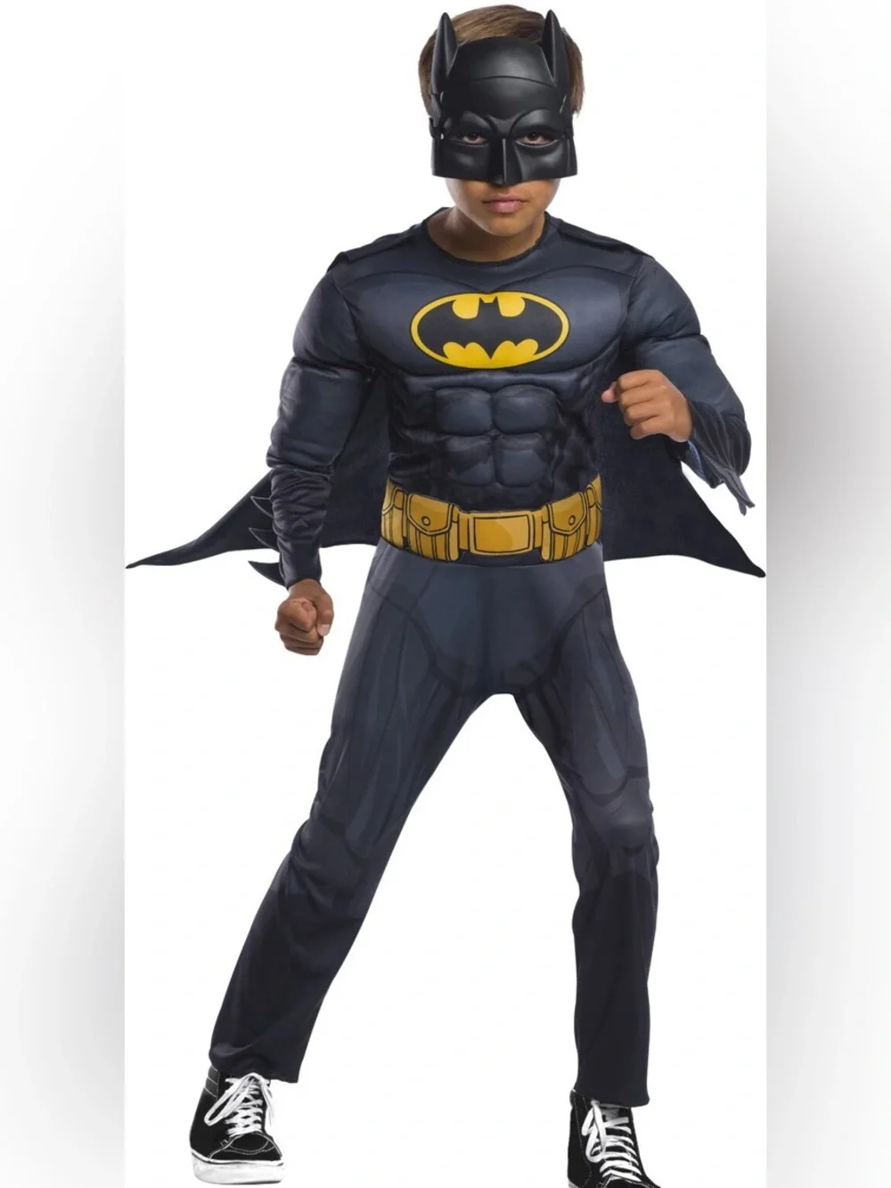 🦇 Rubies DC Comics Batman Padded Muscle Child Costume Size 6-8 🦇